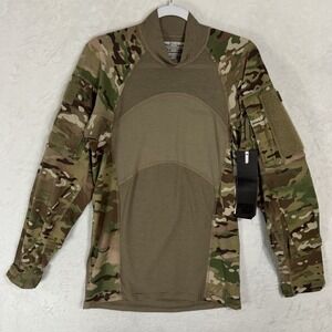 NEW MASSIF Military Army Combat Shirt Size Small Flame Resistant FR Multicam OCP